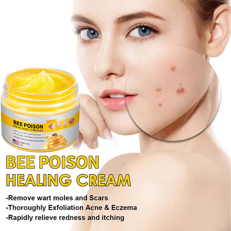 LOVILDS™ BEE POISON Skin Cream(👨⚕AAD Recommended),for Remove Warts, Acne and Scars