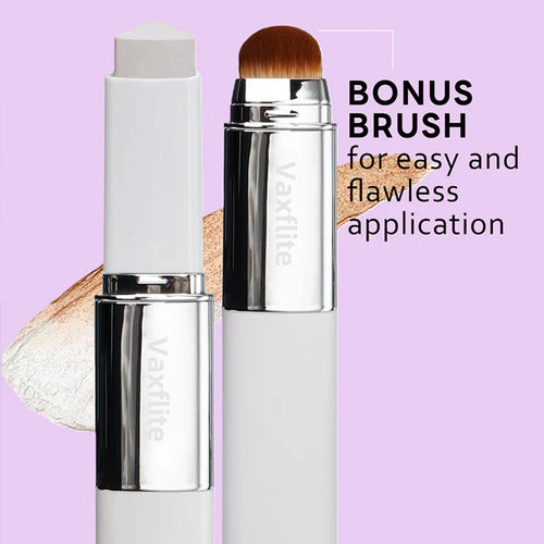 🔥Final 3 hours 75% off:🌸 Cover Cream Stick V w/ Detachable Brush - Korean Skin Care Concealer Stick – Balm to Cream Foundation Makeup Stick (0.45 oz)