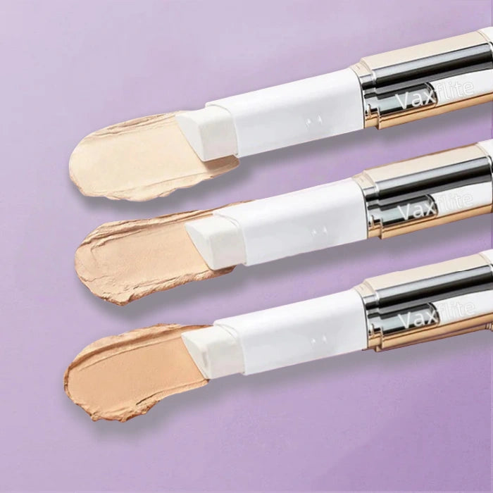 🔥Final 3 hours 75% off:🌸 Cover Cream Stick V w/ Detachable Brush - Korean Skin Care Concealer Stick – Balm to Cream Foundation Makeup Stick (0.45 oz)