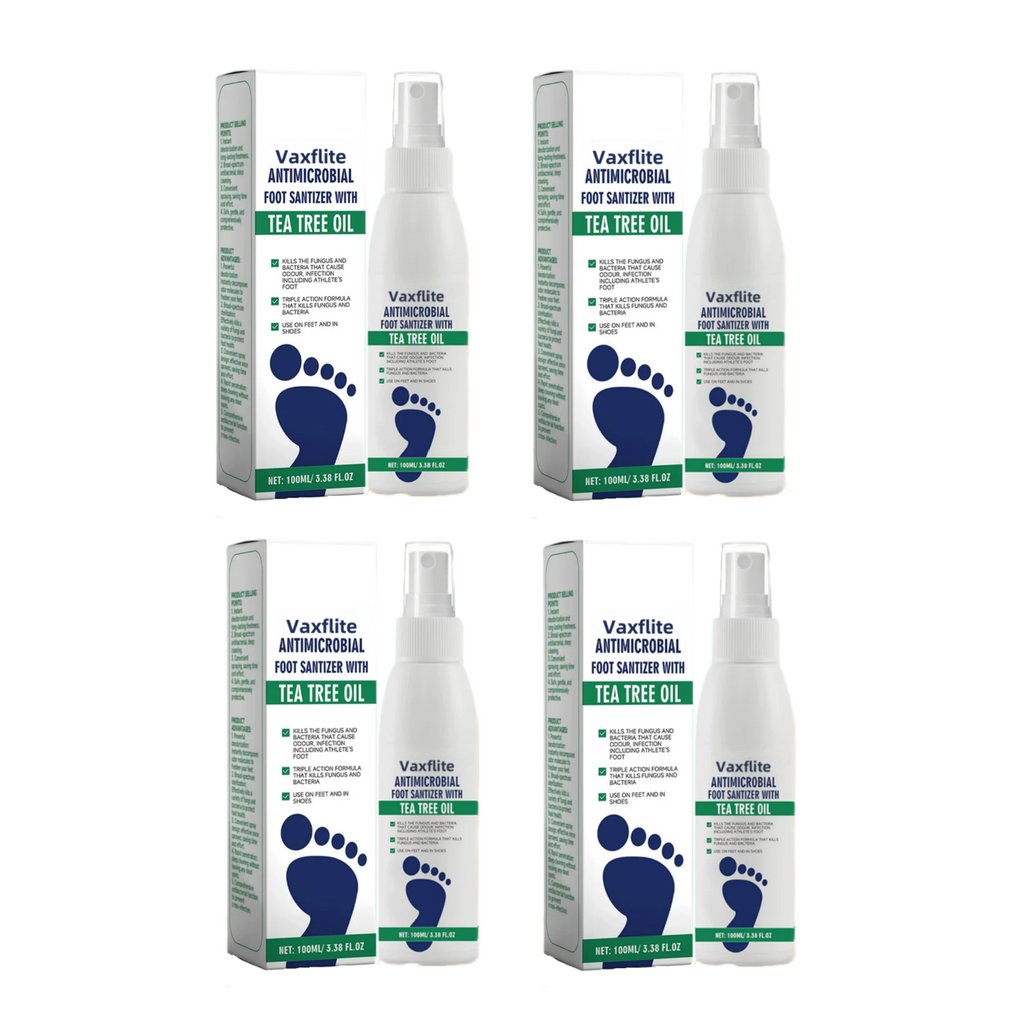đ„New User Offerđ„Tea Tree Oil Foot Care Spray â Premium Foot & Nail Moisturizer, Odor Eliminator, and Crack Relief Solution