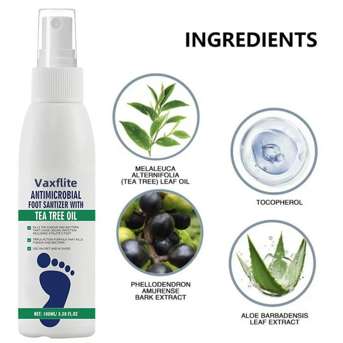 đ„New User Offerđ„Tea Tree Oil Foot Care Spray â Premium Foot & Nail Moisturizer, Odor Eliminator, and Crack Relief Solution