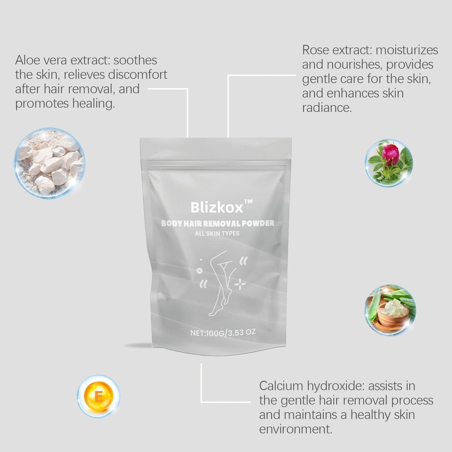 🌸5 Min Miracle Hair Removal Powder – Quick, Safe & Silky Results✅