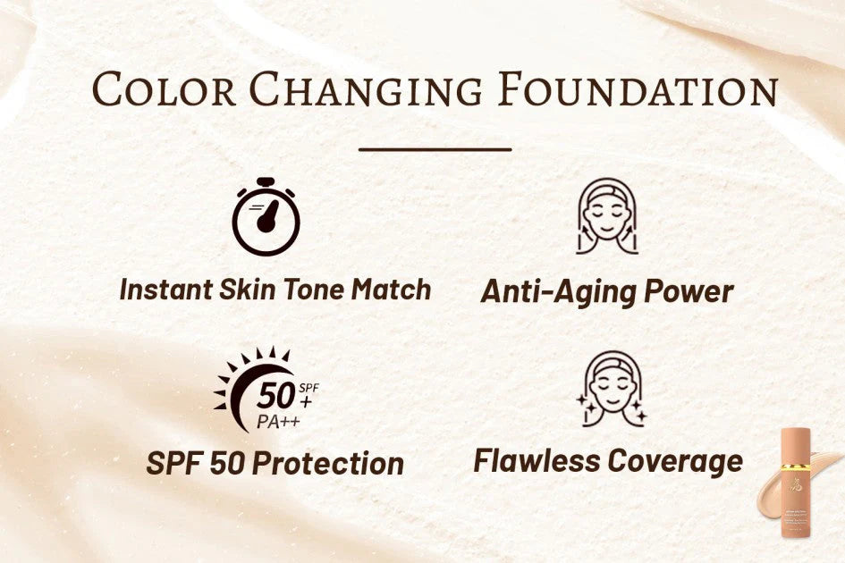 Viral 4-in-1 Chameleon Foundation | đ„79% OFF! Self-Adjusting Shade Works With ALL Primers - Lab-Validated 24H Wear