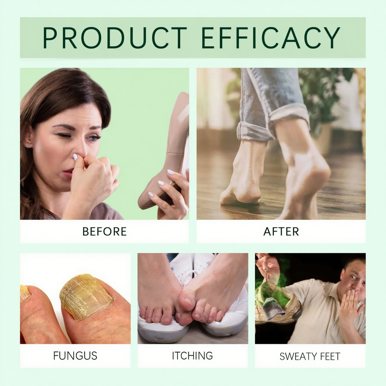 New User Offerđ„Tea Tree Oil Foot Care Spray â Premium Foot & Nail Moisturizer, Odor Eliminator, and Crack Relief Solution