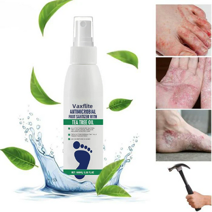 🔥New User Offer🔥Tea Tree Oil Foot Care Spray – Premium Foot &amp; Nail Moisturizer, Odor Eliminator, and Crack Relief Solution
