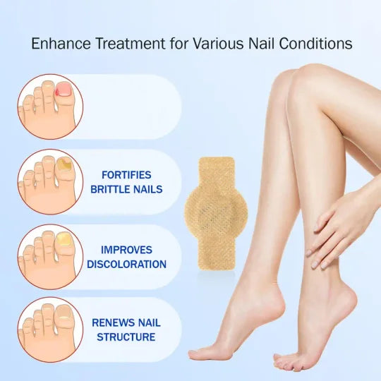 🔥Fungal Nail Patches, 21pcs/box Nail Health Care Patches, Nail Fungus Care Patches, Suitable for Solving Fungal Nails and Other Nail Problems, Nail Supplies, Daily Care Nails Kit Set - ⚡️Limited-time maximum discount of 70%⚡️
