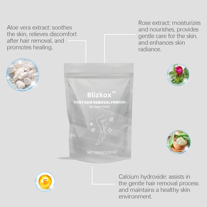🌸5 Min Miracle Hair Removal Powder – Quick, Safe & Silky Results✅