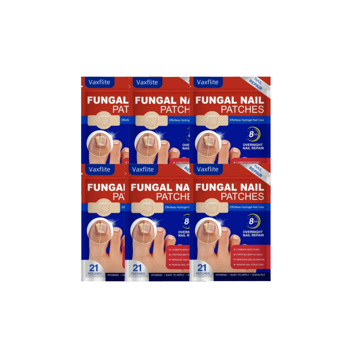 🔥Fungal Nail Patches, 21pcs/box Nail Health Care Patches, Nail Fungus Care Patches, Suitable for Solving Fungal Nails and Other Nail Problems, Nail Supplies, Daily Care Nails Kit Set - ⚡️Limited-time maximum discount of 70%⚡️