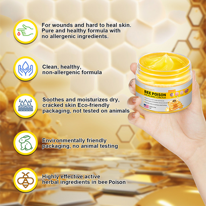 LOVILDS™ BEE POISON Skin Cream（👨‍⚕AAD Recommended),for Remove Warts, Acne and Scars